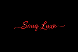 Souq Luxe - Red on Pure Black